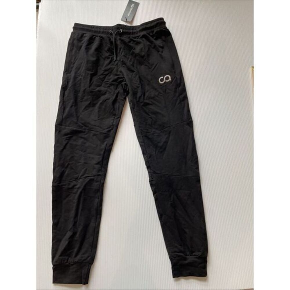 Contour Athletics drawstring black Cruise joggers men cotton blend  Size L‎ NWT